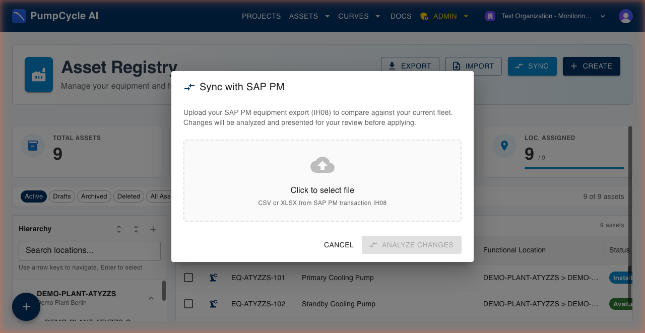 SAP Integration screenshot